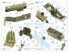 Quinta Studio QD32166 Do 335A-12 3D-Printed & coloured Interior on decal paper (Zoukei-Mura) 1/32